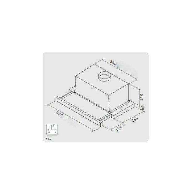 ELICA ELITE 14 LUX GRIX/A/50 - PRF0037987B