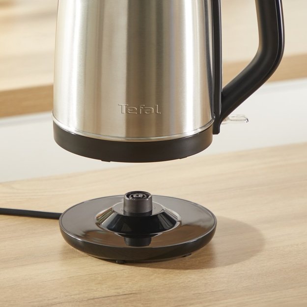 Tefal Subito KO5S0DE0 electric kettle 1.7 L 2400 W Black, Stainless steel