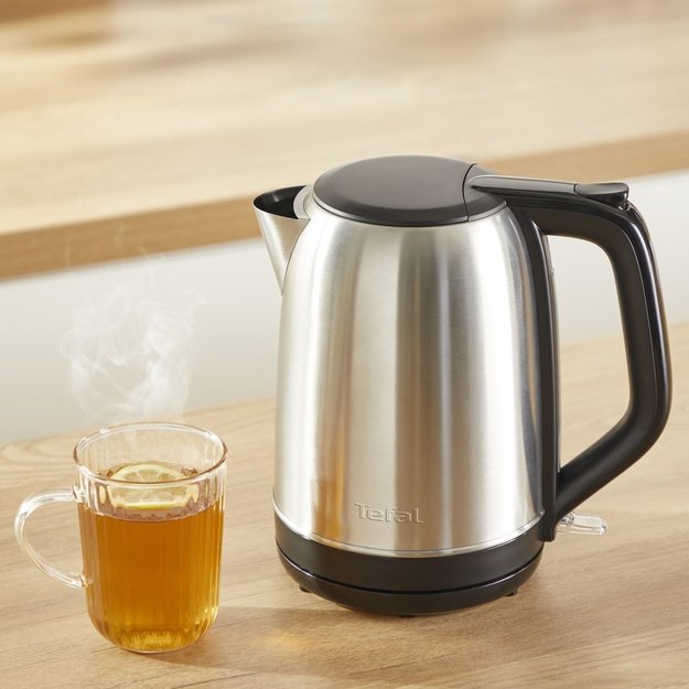 Tefal Subito KO5S0DE0 electric kettle 1.7 L 2400 W Black, Stainless steel