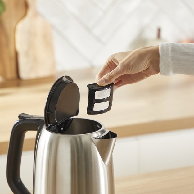 Tefal Subito KO5S0DE0 electric kettle 1.7 L 2400 W Black, Stainless steel