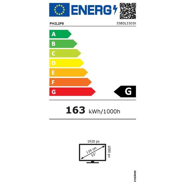 Philips 55BDL3305X LCD Indoor