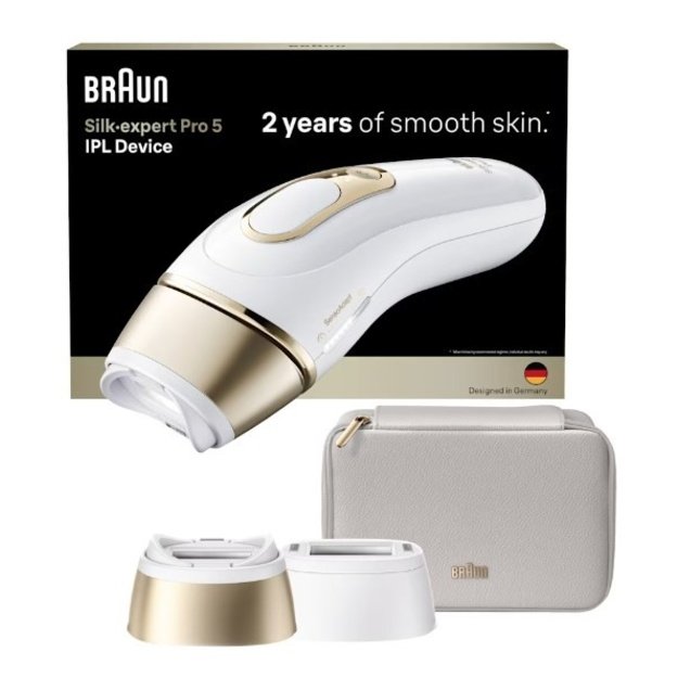 Braun Silk-expert Pro PL5210 IPL Intense pulsed light (IPL) Gold, White