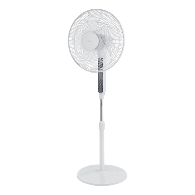&bdquo;Nordic Home Floor&ldquo; ventiliatorius su nuotolinio valdymo pultu, 40 cm, žemas triuk&scaron;mo lygis, laik