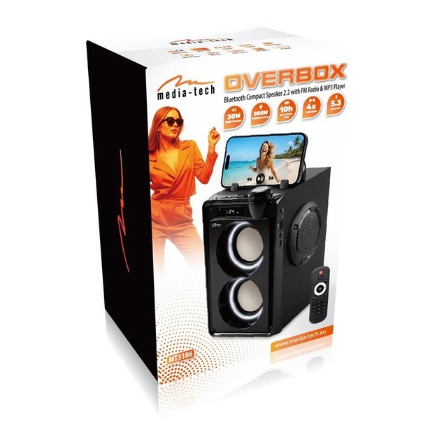 Portable Bluetooth Speaker OVERBOX MT3186