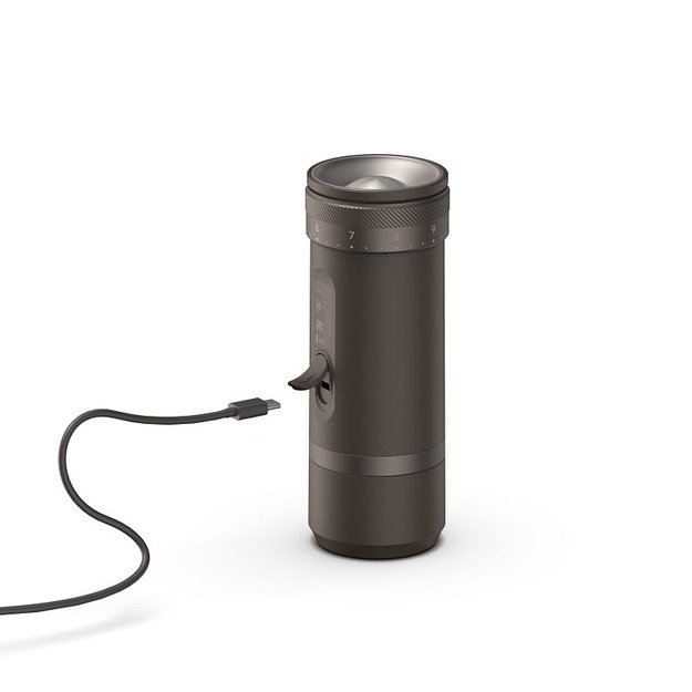 Portable electric coffee grinder OutIn Fino Tundra Brown
