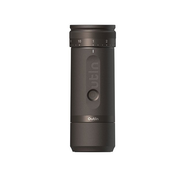 Portable electric coffee grinder OutIn Fino Tundra Brown