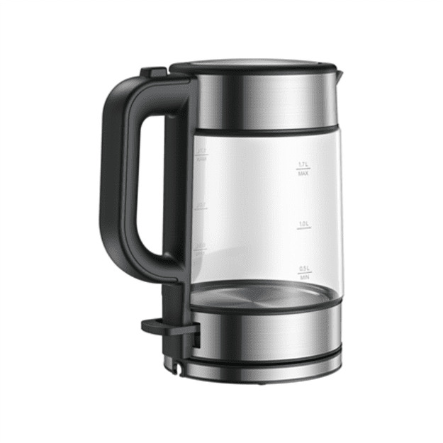 Xiaomi | Electric Glass Kettle EU | Electric | 2200 W | 1.7 L | Glass | 360&deg; rotational base | Black/Stainless Steel