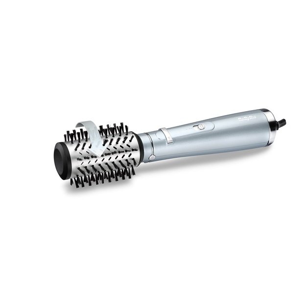 BaByliss Hydro-Fuison Hydro Fusion Air Styler Hot air brush Warm Aqua color, Black, Metallic 700 W 98.4  (2.5 m)