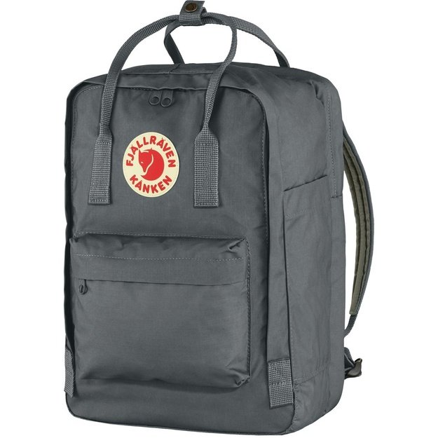 Fj&auml;llr&auml;ven Kanken Laptop 15  backpack Casual backpack Grey Polyamide, Polypropylene (PP), Vinyl