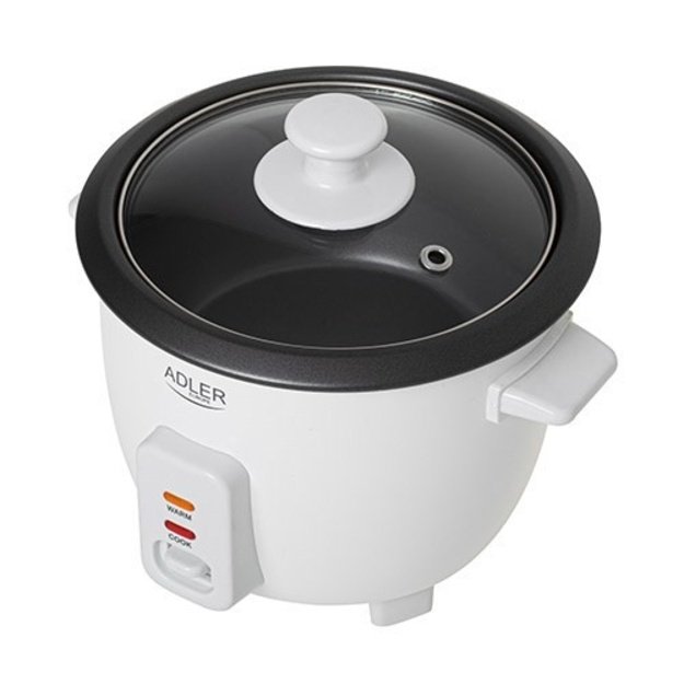 Adler AD 6406 Rice cooker Black, Stainless steel 1000 W