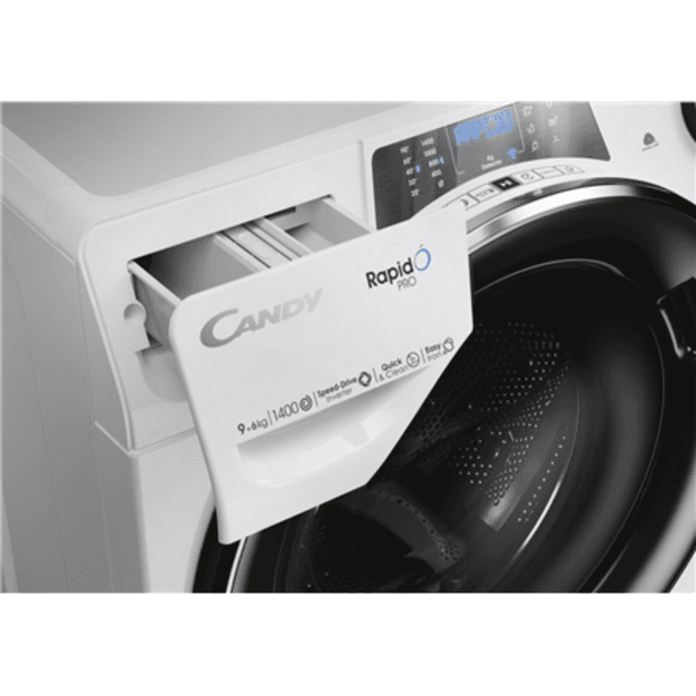 Candy | Washing Machine with Dryer | RPW4966BWMBC