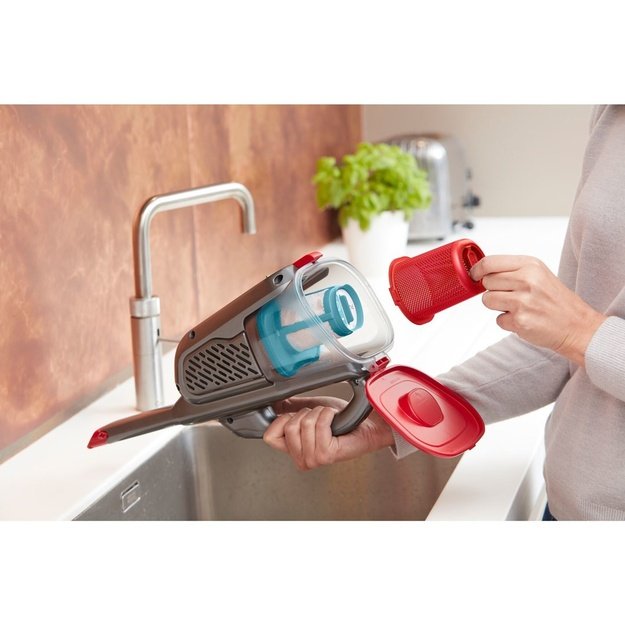 Black & Decker Dustbuster Black, Red Bagless