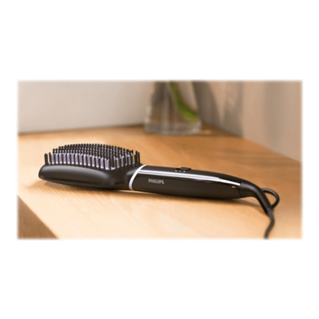 Philips StyleCare BHH880/00 hair styling tool Straightening brush Black, Pink 1.8 m
