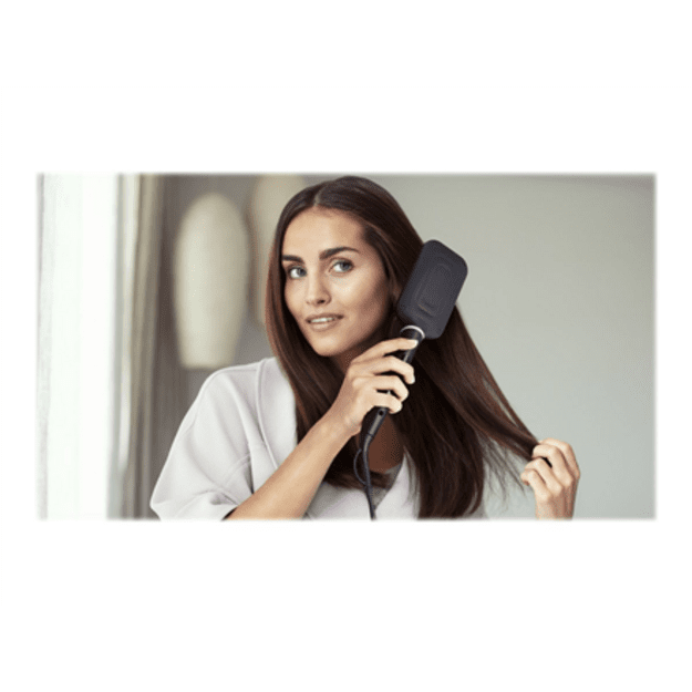Philips StyleCare BHH880/00 hair styling tool Straightening brush Black, Pink 1.8 m