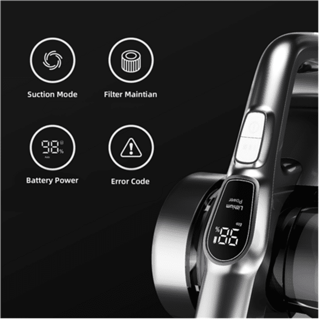 Jimmy | Vacuum Cleaner | H9 Pro | Cordless operating | 600 W | 28.8 V | Operating time (max) 80 min | Silver