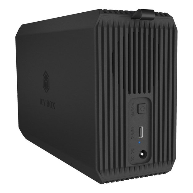ICY BOX IB-RD3720-CU3 HDD/SSD enclosure Black 2.5/3.5 