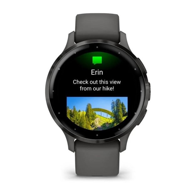 Garmin Venu 3S 3.05 cm (1.2 ) AMOLED 41 mm Digital 390 x 390 pixels Touchscreen Grey Wi-Fi GPS (satellite)