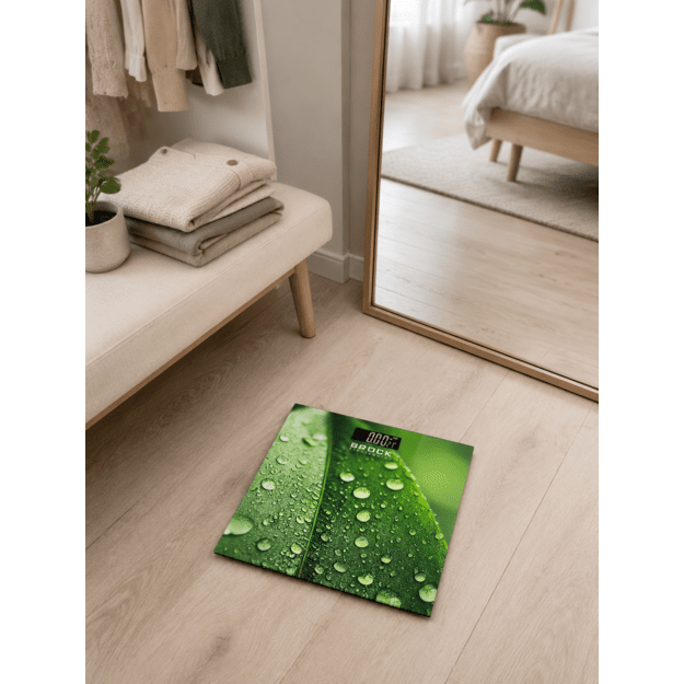 Brock BS 003 Bathroom Scale, 2xAAA Battery (included)