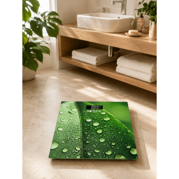 Brock BS 003 Bathroom Scale, 2xAAA Battery (included)