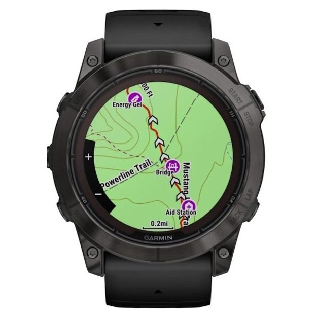 Garmin fēnix 7X Pro 3.56 cm (1.4 ) MIP 51 mm Digital 280 x 280 pixels Touchscreen Black Wi-Fi GPS (satellite)