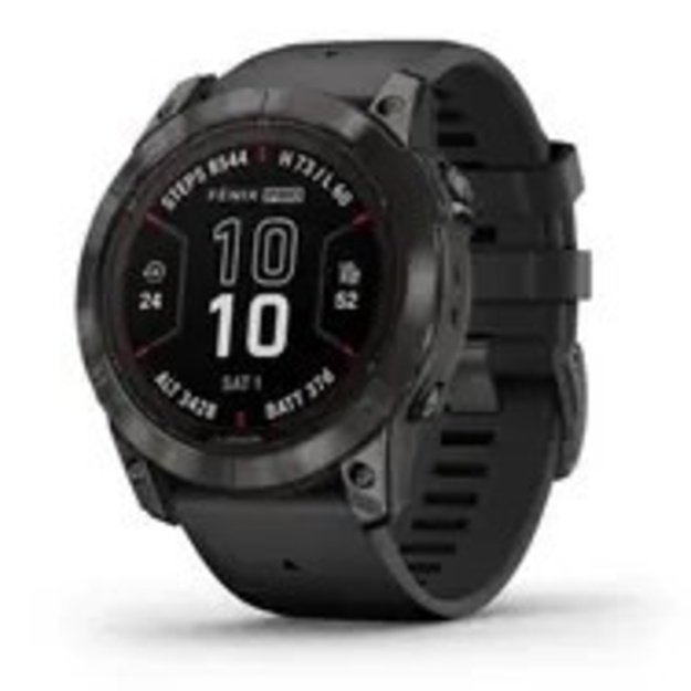 Garmin fēnix 7X Pro 3.56 cm (1.4 ) MIP 51 mm Digital 280 x 280 pixels Touchscreen Black Wi-Fi GPS (satellite)