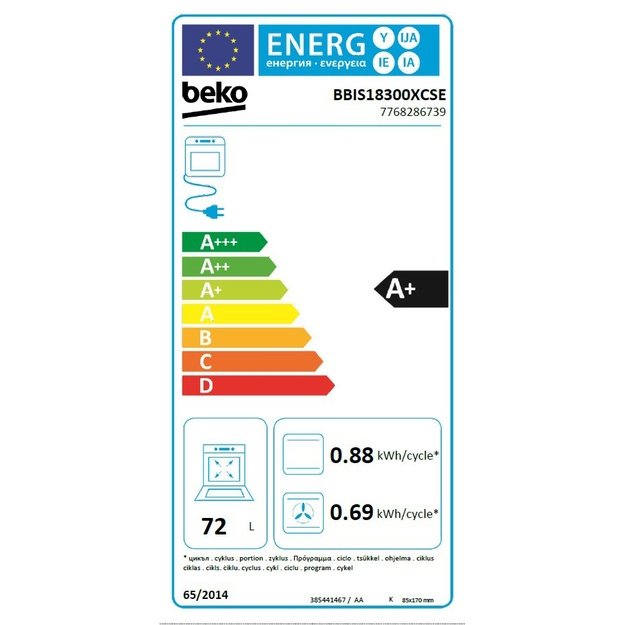 Oven BEKO BBIS18300XCSE