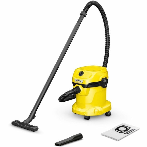 K&auml;rcher WD 2 PLUS 15 L Drum vacuum Dry&wet 1000 W Dust bag