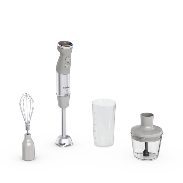 Tefal Quickchef+ HB673B30 blender Immersion blender 1000 W Grey, Stainless steel