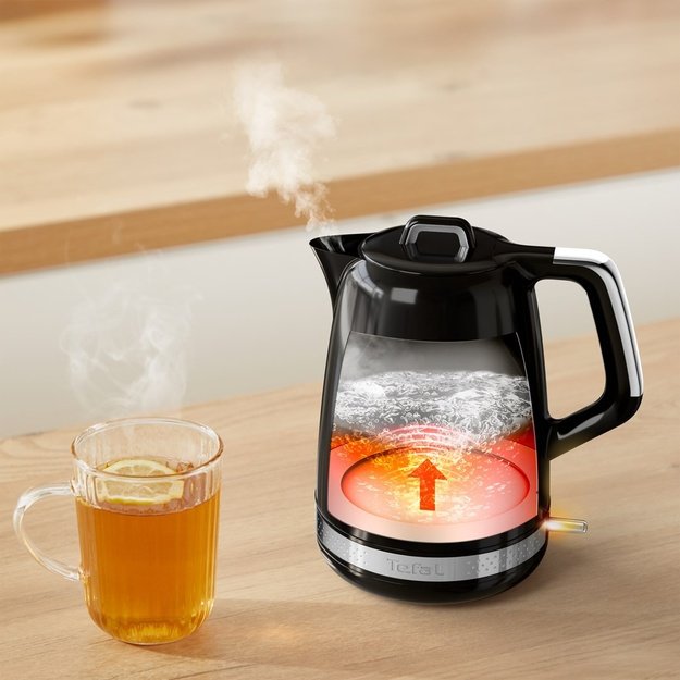 Tefal Soleil KO3558E0 electric kettle 1.7 L 2400 W Black