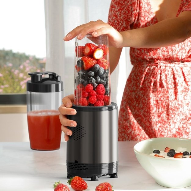 Personal blender Black+Decker BXJBA1203E | 1000W + 2 bottles + 2 caps