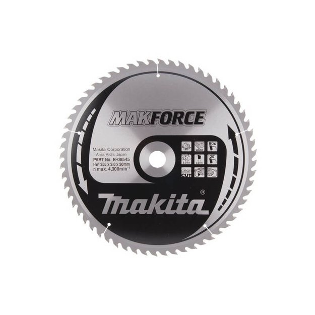 Pjovimo diskas MAKITA 355x30x3,0mm 60T 20&deg;