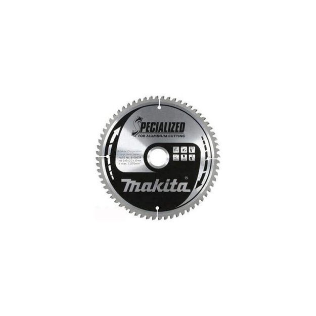 Pjovimo diskas 190x20x2,0mm 60T -5&deg; Alu MAKITA
