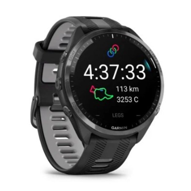 Garmin Forerunner 965 3.56 cm (1.4 ) AMOLED 47 mm Digital 454 x 454 pixels Touchscreen Black Wi-Fi GPS (satellite)