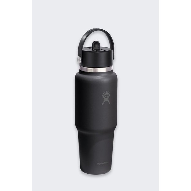 Hydro Flask 32 Oz Wide Flex Straw Travel Bottle (946ml) thermal bottle - black