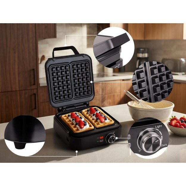 ELDOM WA900 WAFFLE IDrone 1200W BLACK