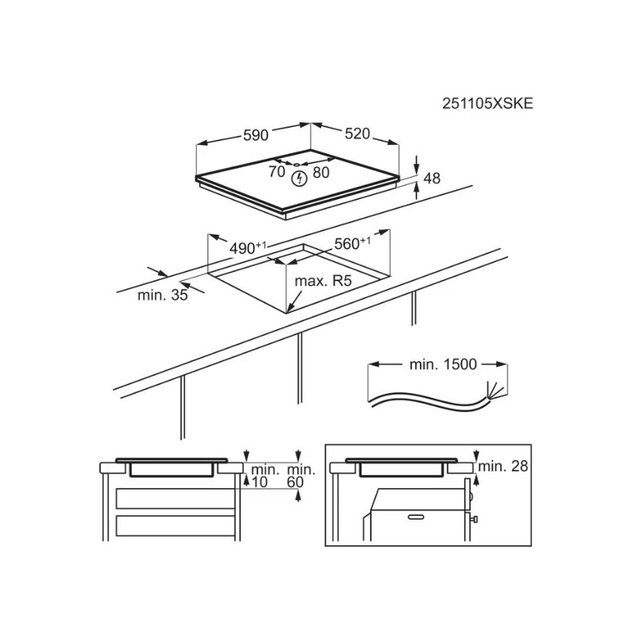 Kaitlentė Electrolux LIB60424CK