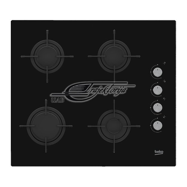 Disc  Beko  HILG64120S (4 fields, black color)