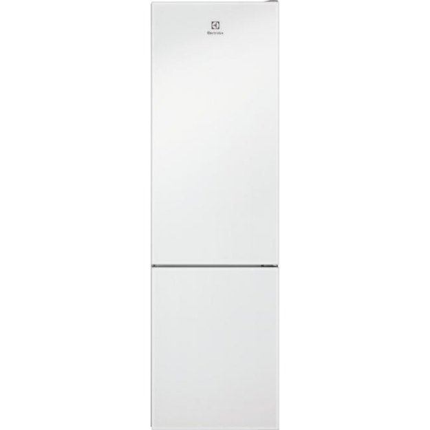 201 cm auk&scaron;čio  balto stiklo durimis No Frost &scaron;aldytuvas su &scaron;aldikliu Electrolux LNT7ME36G2
