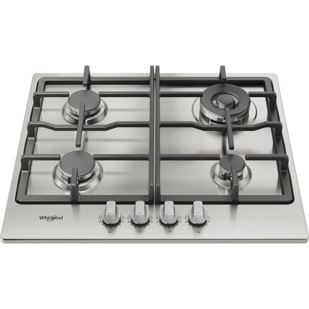 Whirlpool TGML 661 IX R Stainless steel Built-in 58 cm Gas 4 zone(s)
