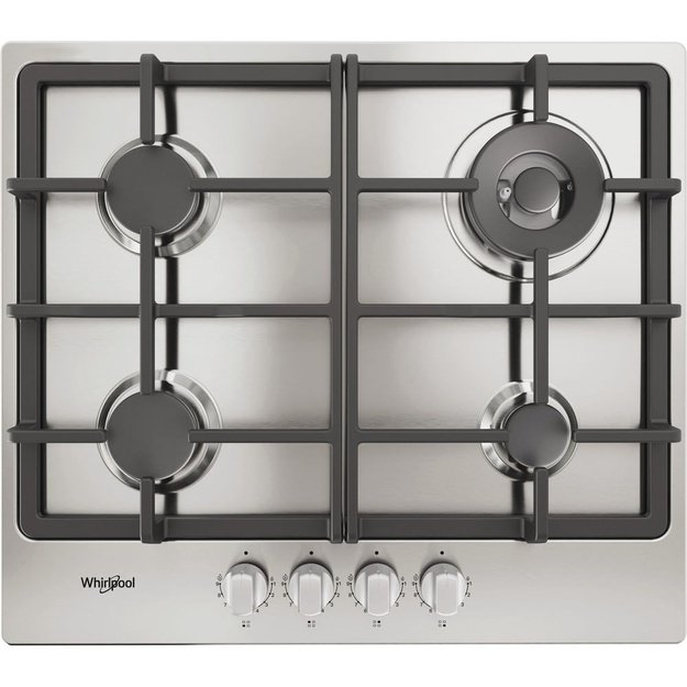 Whirlpool TGML 661 IX R Stainless steel Built-in 58 cm Gas 4 zone(s)