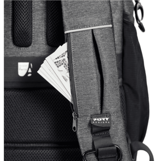 PORT DESIGNS Pro Montreal | Fits up to size 15.6/16   | Backpack | Shoulder strap | Grey