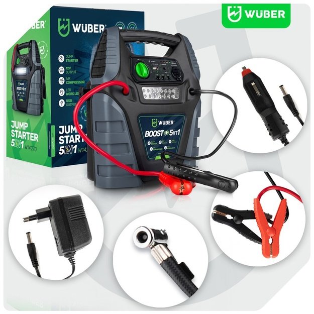 Booster kompresor 5w1 z rozruchem W14270 WUBER