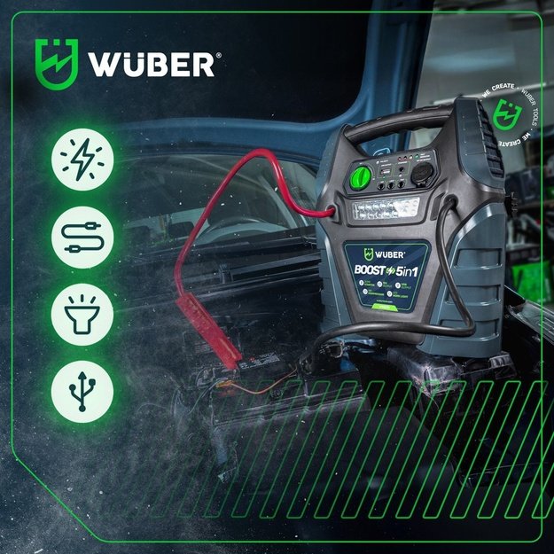 Booster kompresor 5w1 z rozruchem W14270 WUBER