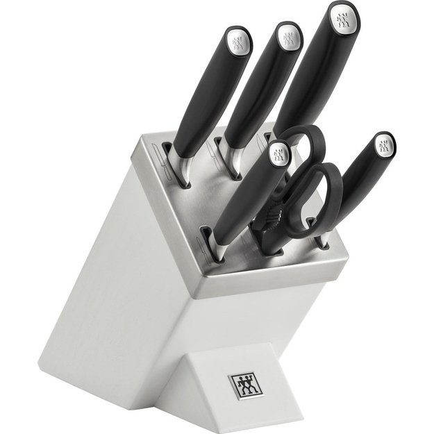 Set of 5 knives in a self-sharpening block Zwilling All Star - Silver