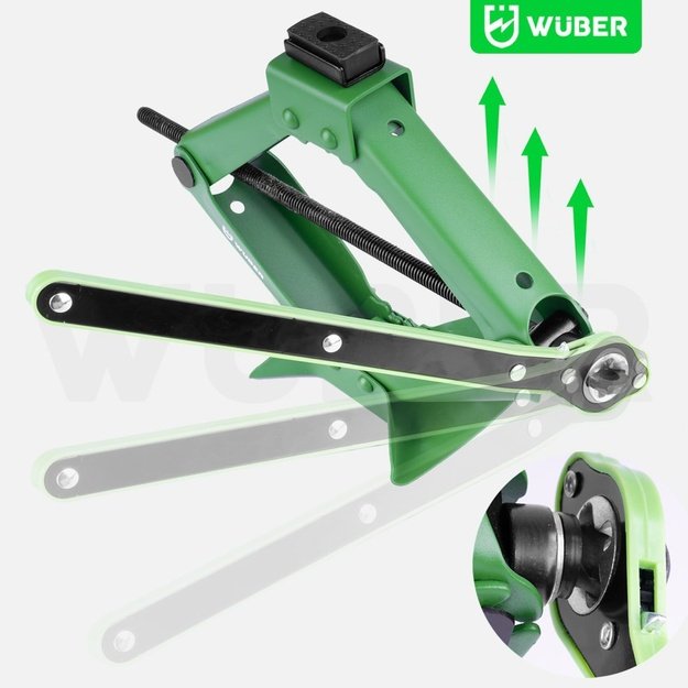 WUBER W22023 scissor car jack 2T 120-415 mm