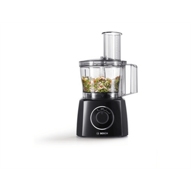 Bosch MCM3201B food processor 800 W 2.3 L Black, Transparent