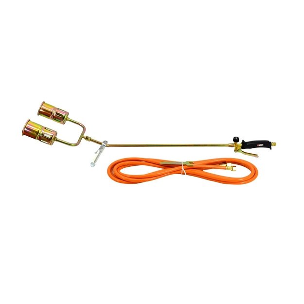AWTOOLS LONG ROOFING TORCH WITH TWO NOZZLES 60 MM