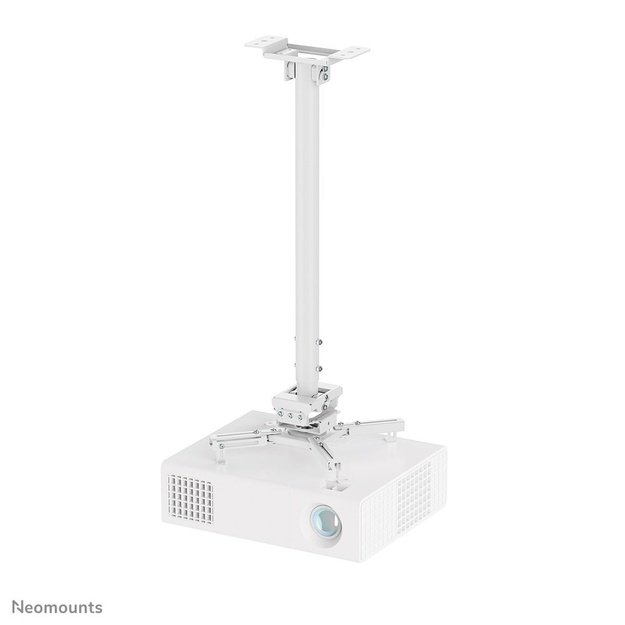 Neomounts CL25-550WH1 Beamer ceiling mount - h 74,5-114,5 cm - easy-install - full motion