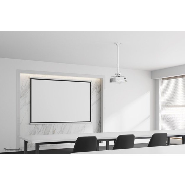Neomounts CL25-550WH1 Beamer ceiling mount - h 74,5-114,5 cm - easy-install - full motion