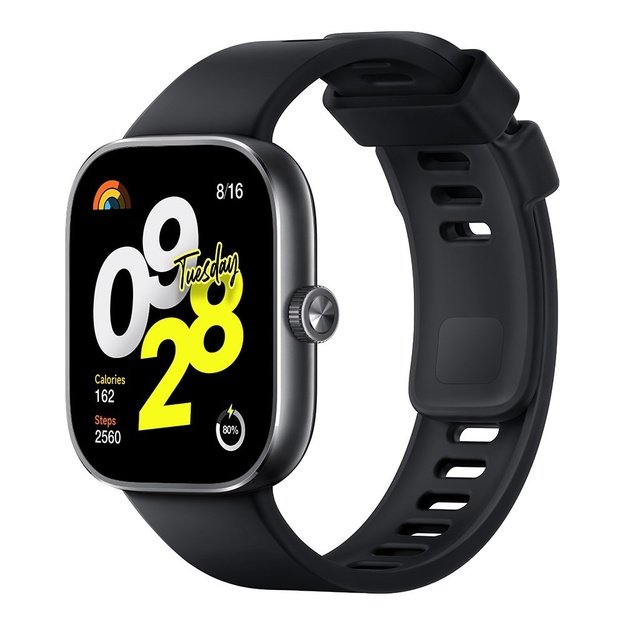 Redmi Watch 4 | Smart watch | GPS (satellite) | AMOLED | 1.97  | Waterproof | Obsidian Black